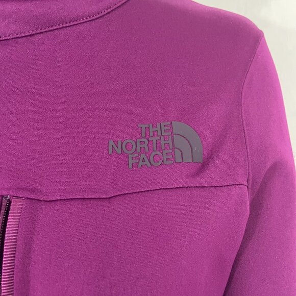 The North Face Women’s Tagen 1/4 Zip Fleece Sweater Purple & Gray Size S-P NWT - Picture 7 of 12